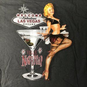 "Vegas Nightcap" Caesars Grey Tee 2XL